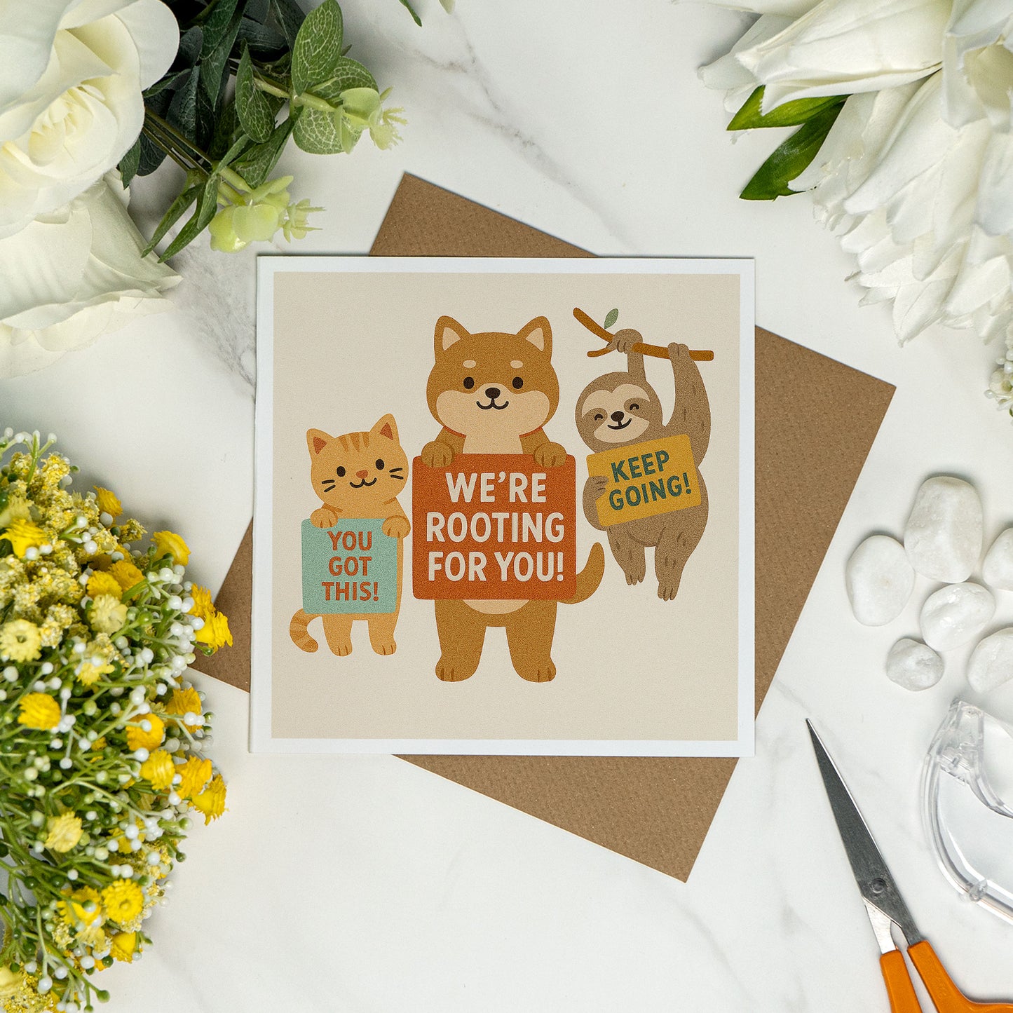 We're Rooting For You – Encouragement Card