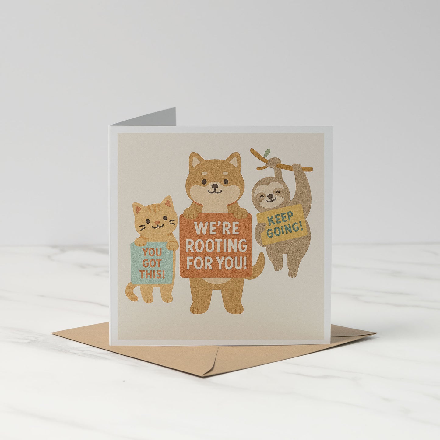 We're Rooting For You – Encouragement Card