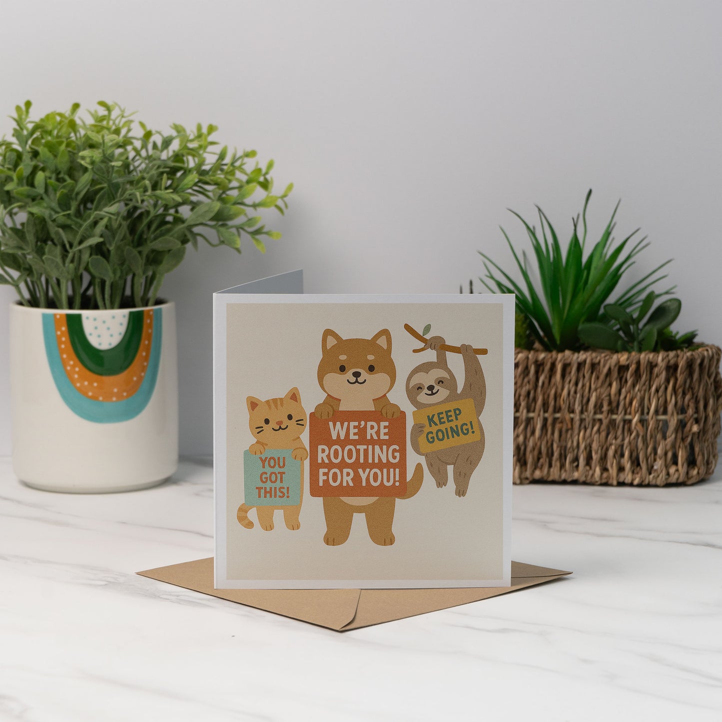 We're Rooting For You – Encouragement Card