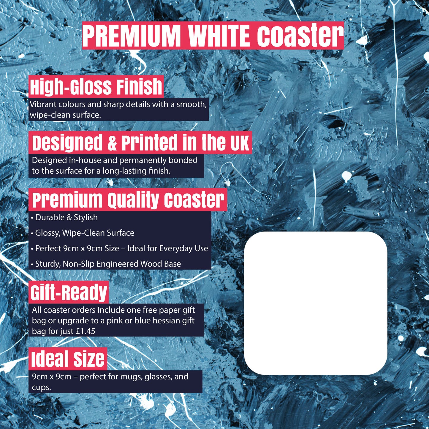 Happy Valentine’s Day Coaster – Cute Couples Love Coaster