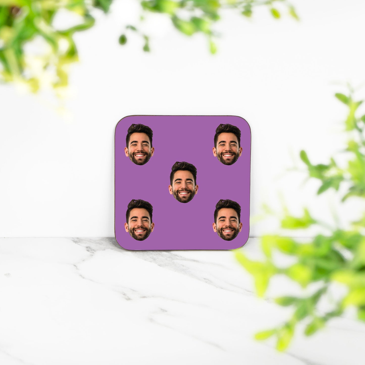 Personalised Face Coaster β Custom Photo Gift for Friends & Family