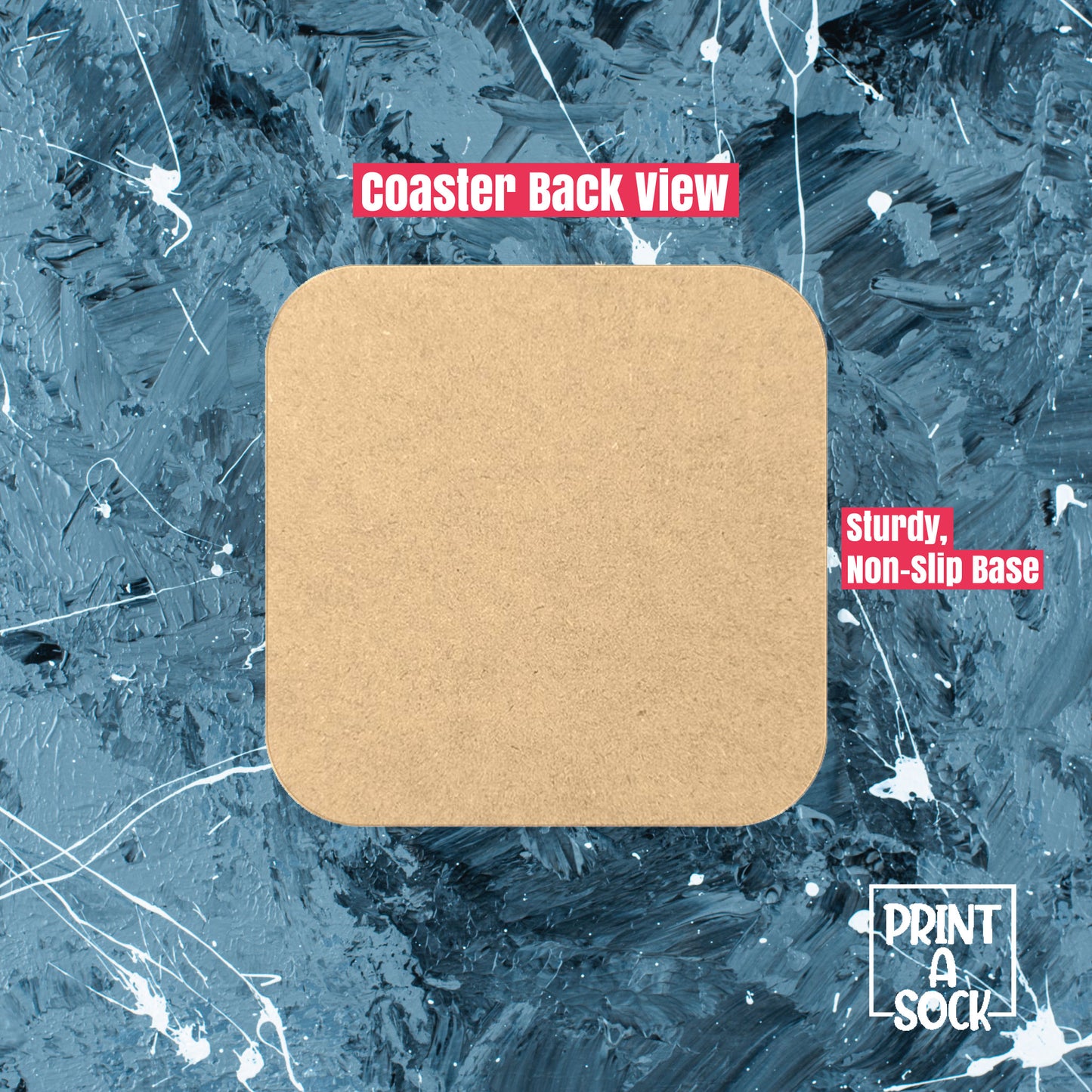 a picture of a piece of cardboard on a blue background