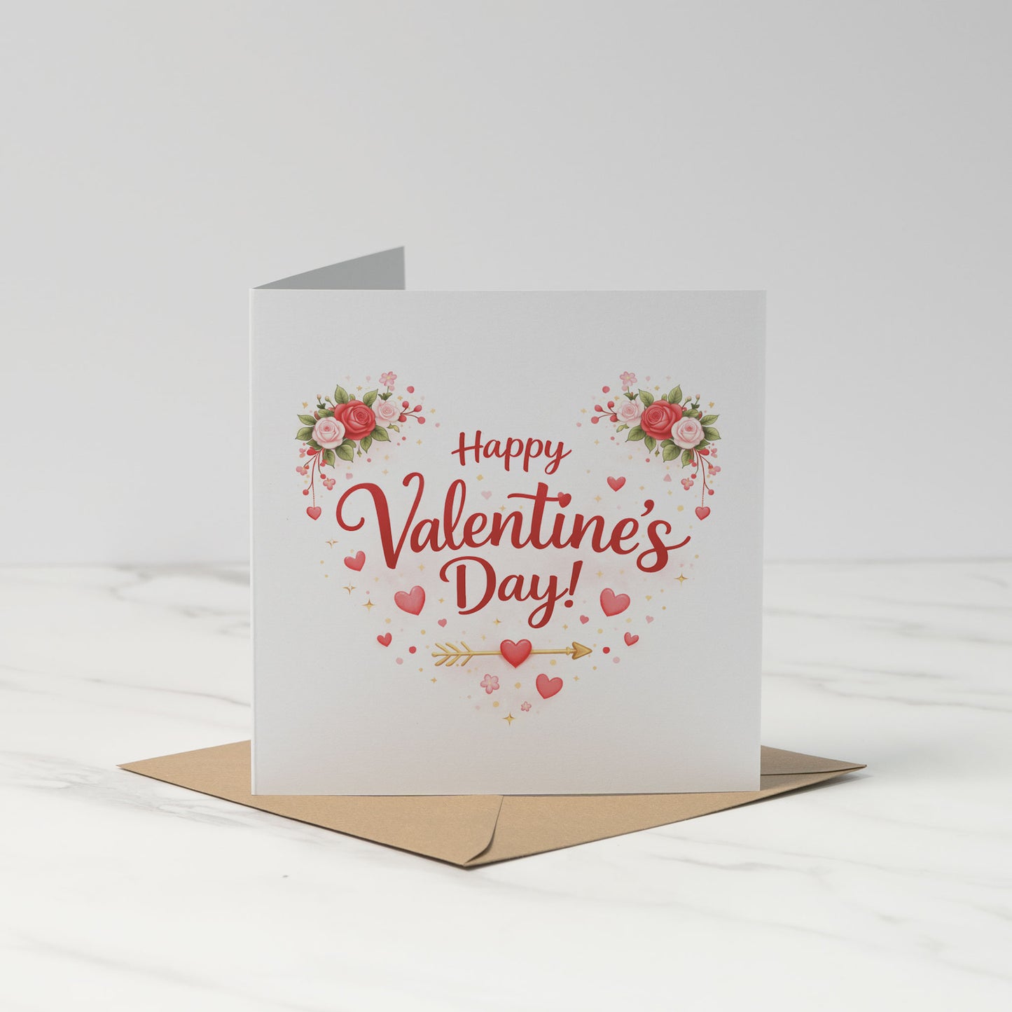Happy Valentine’s Day – Romantic Floral Love Card