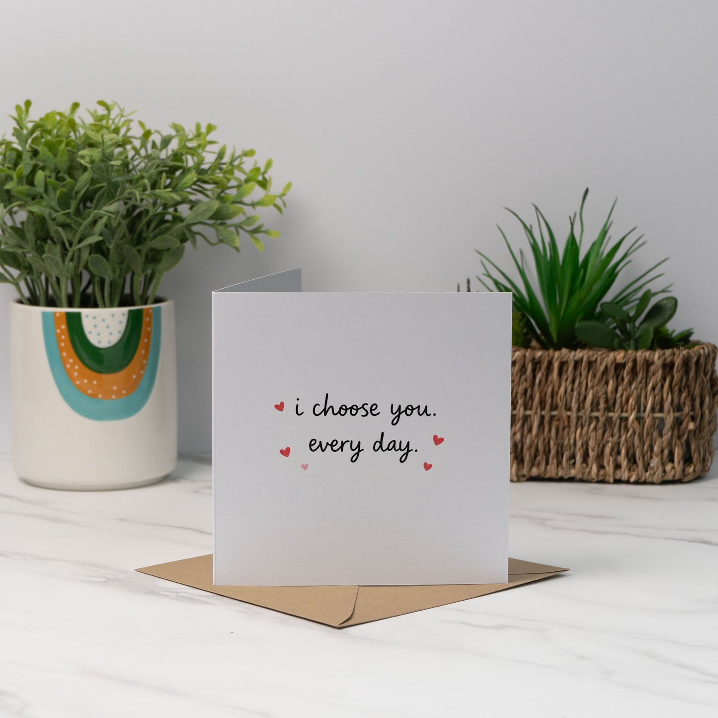 I Choose You Every Day – Romantic Minimal Love Card
