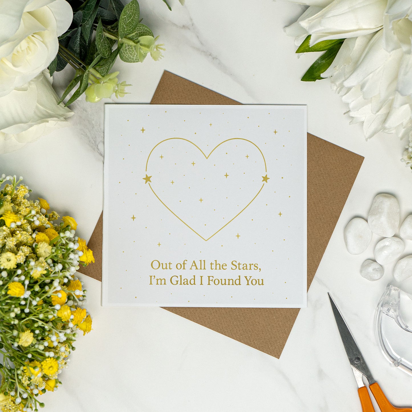 Out of All the Stars I’m Glad I Found You – Romantic Love Card