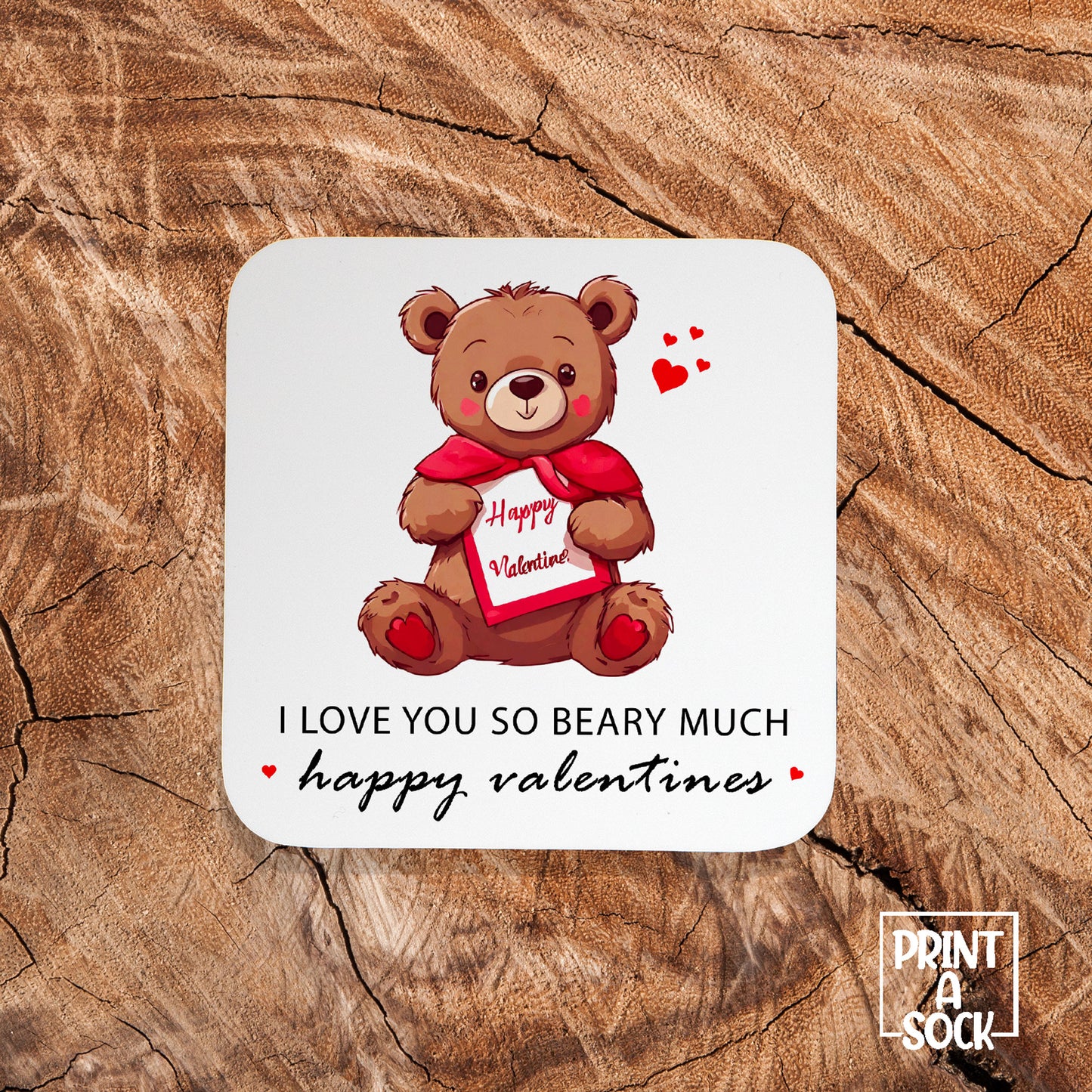 I love you so beary much - Coaster