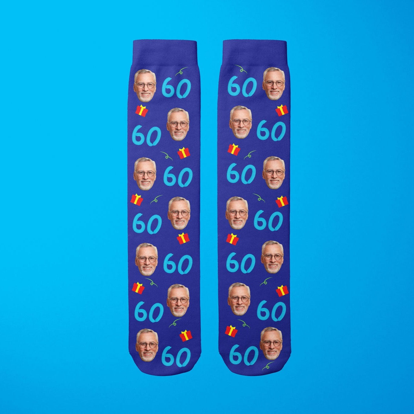 60th! Personalised Socks